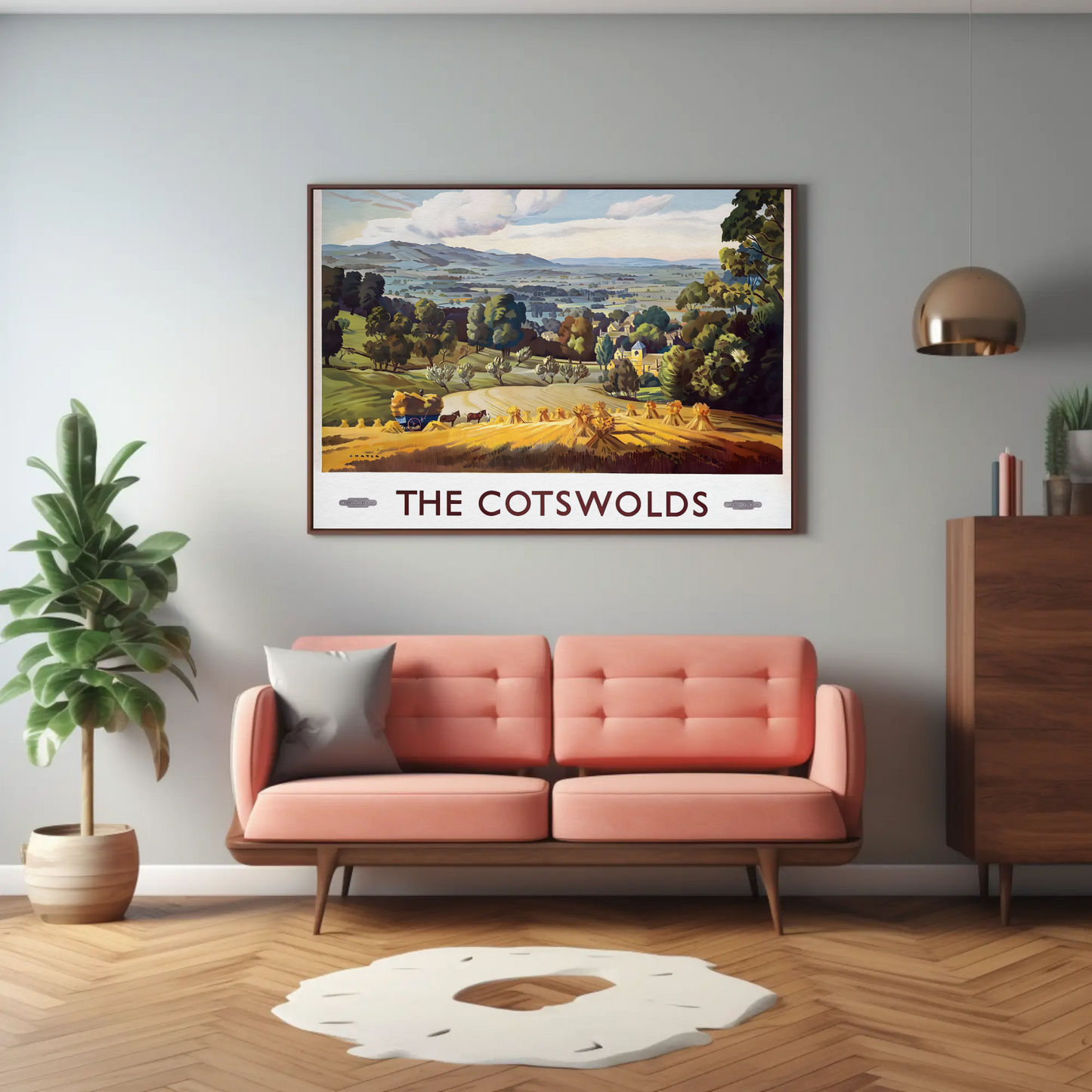 The Cotswolds - See Britain by Train Poster