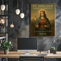 St. Adelaide Empress of Compassion Poster PosterGoat