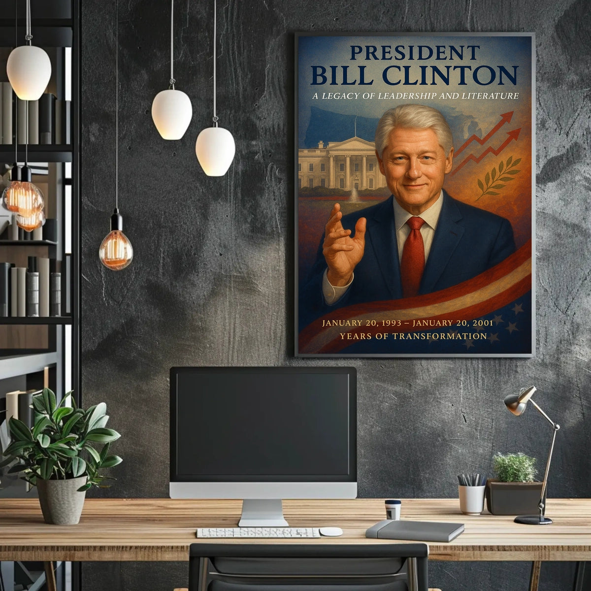 Bill Clinton Years Of Transformation Poster