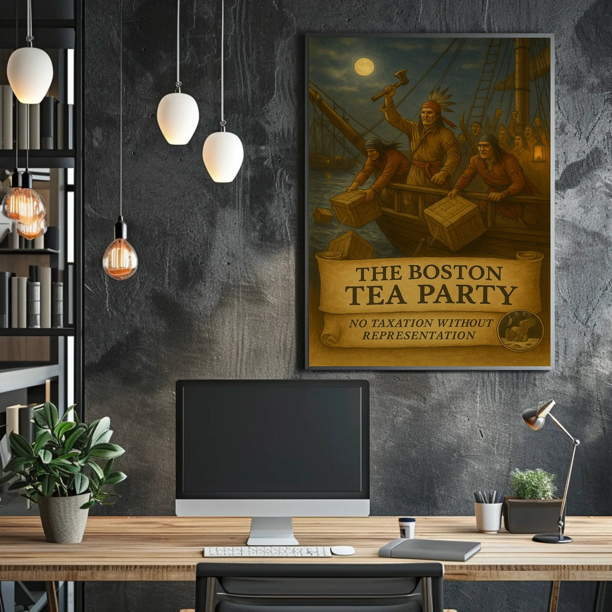 The Boston Tea Party Poster
