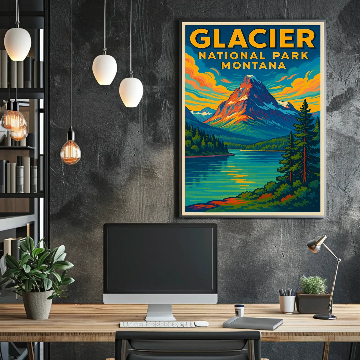 Glacier National Park Poster