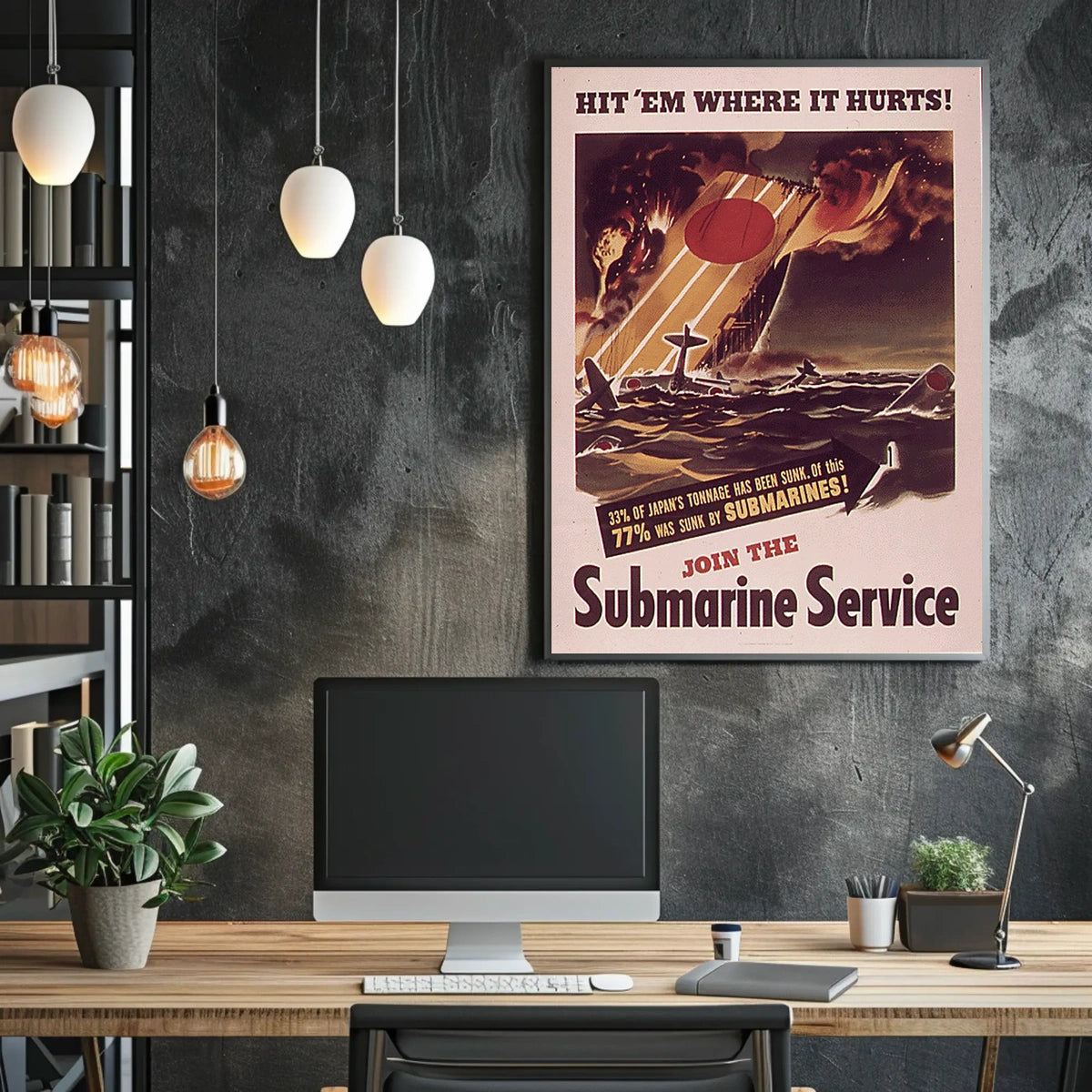Join the Submarine Service Military Recruitment Poster
