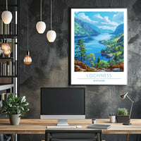 Scenic Loch Ness Poster