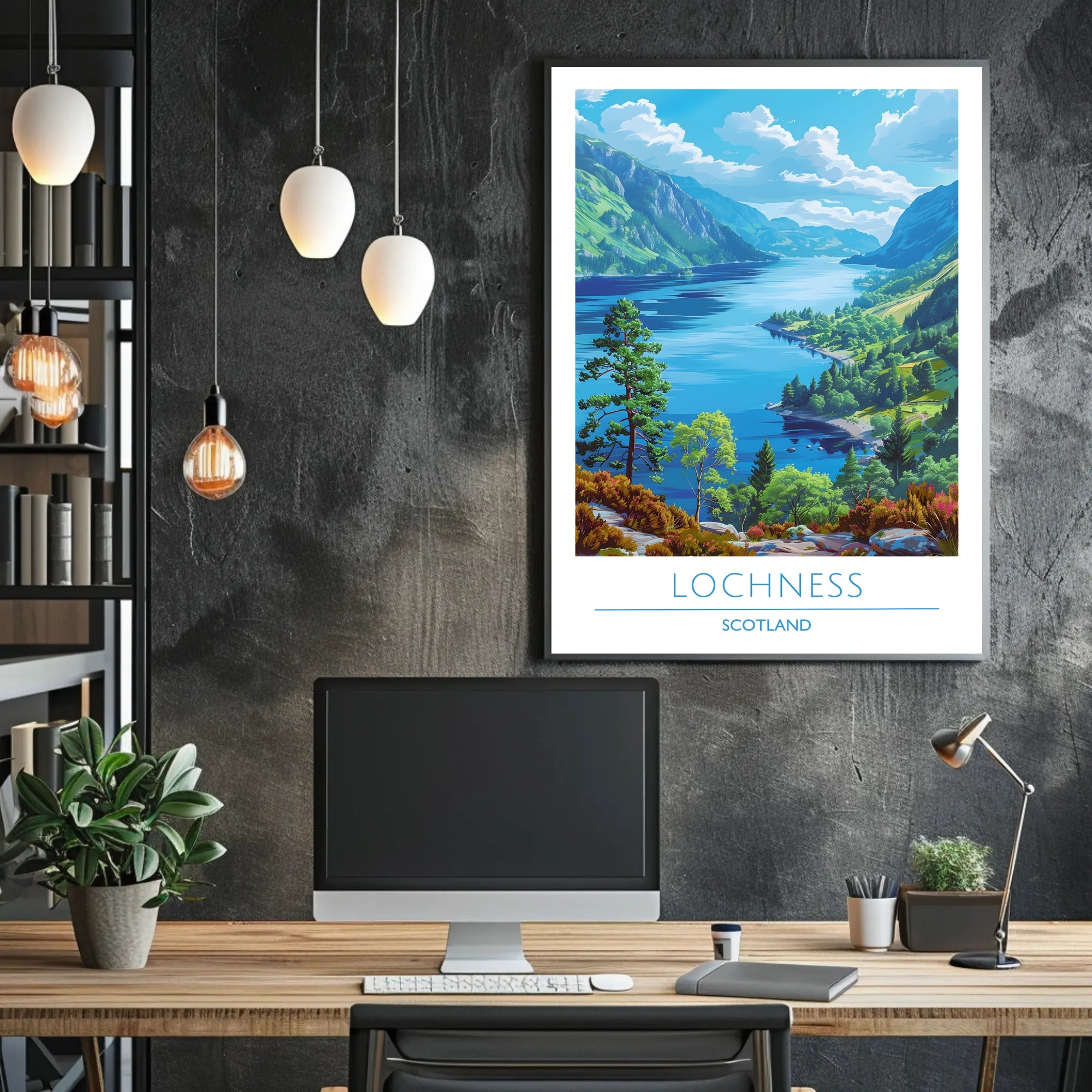 Scenic Loch Ness Poster
