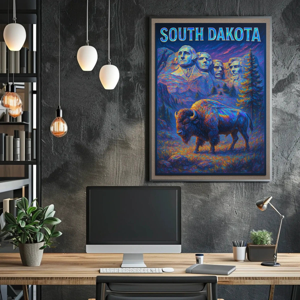 South Dakota Majestic Landscapes Poster