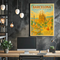 Barcelona The Enchanting Jewel of Catalonia Poster