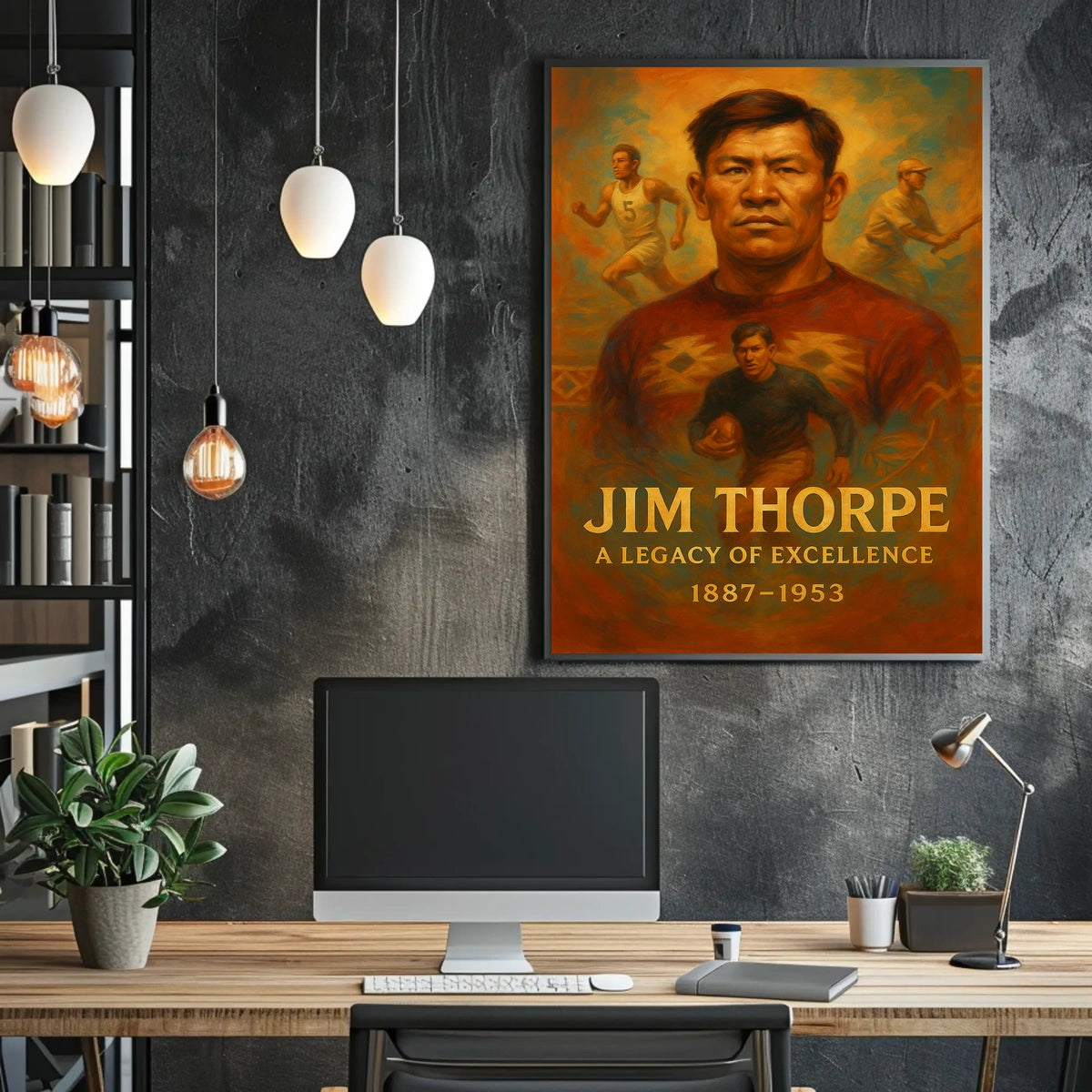 Celebrating Jim Thorpe A Sporting Legend Jim Thorpe Poster
