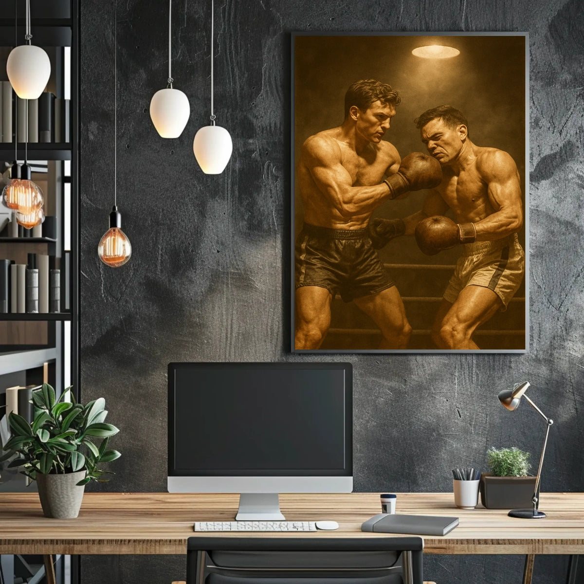 The Boxing Match Poster