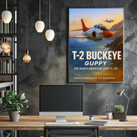 T-2 Buckeye The North American Safety Jet Poster PosterGoat