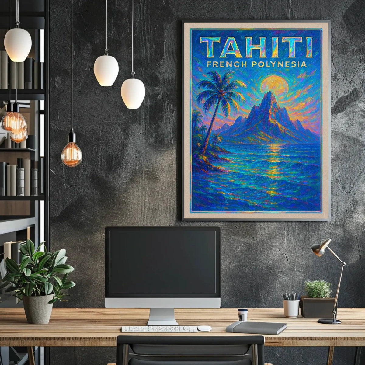 Tahiti French Polynesia Poster