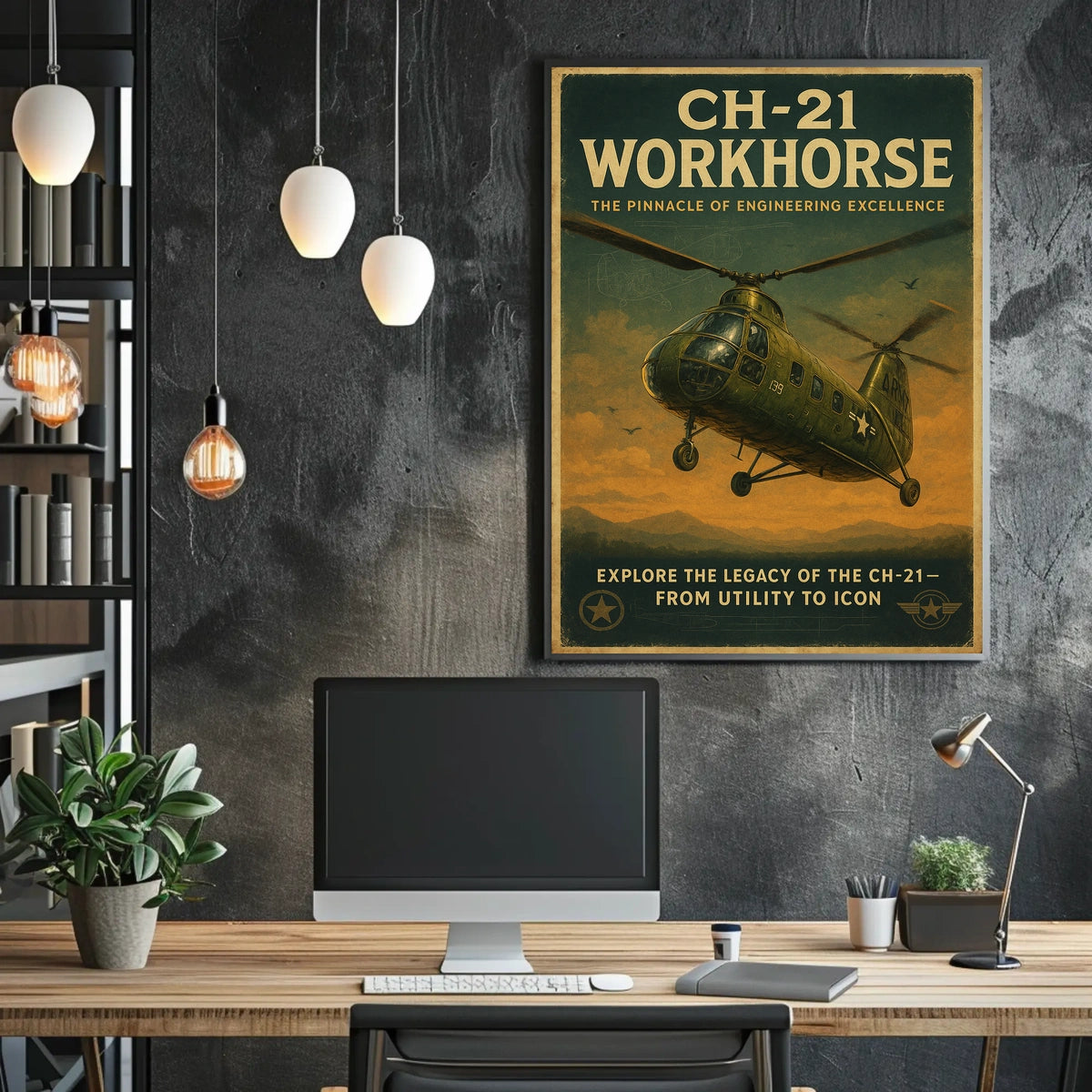CH-21 Workhorse From Utility to Icon Poster