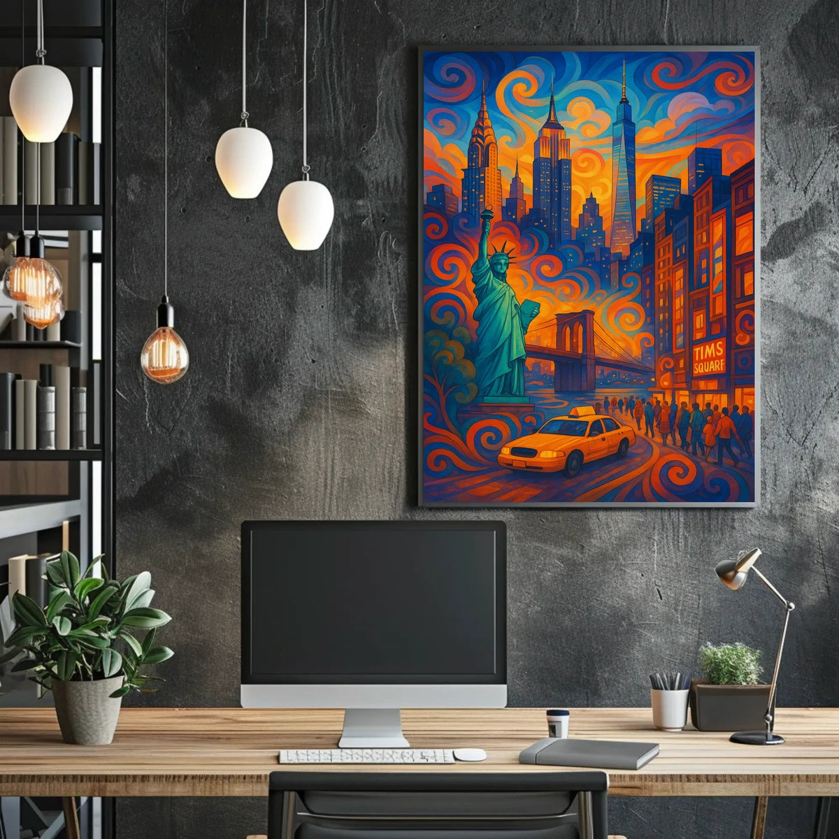 Vivid Dreams of New York Poster