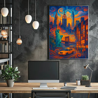 Vivid Dreams of New York Poster