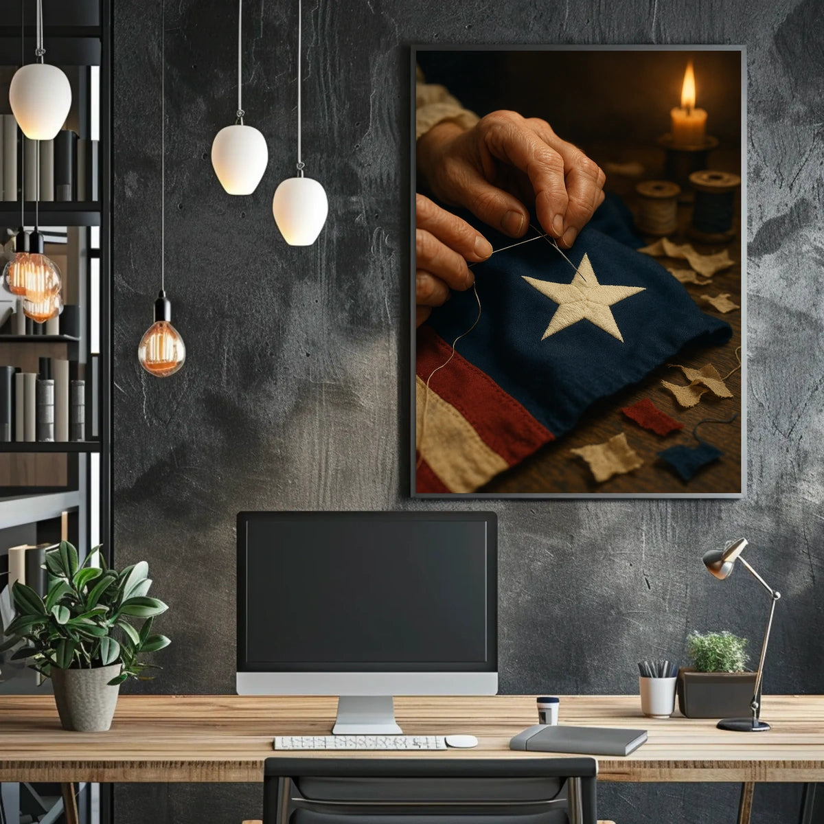 Crafting the Stars and Stripes Poster