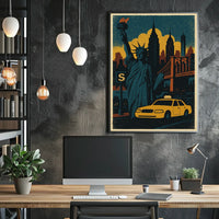 Iconic New York City Poster For Modern Home Decor Fans