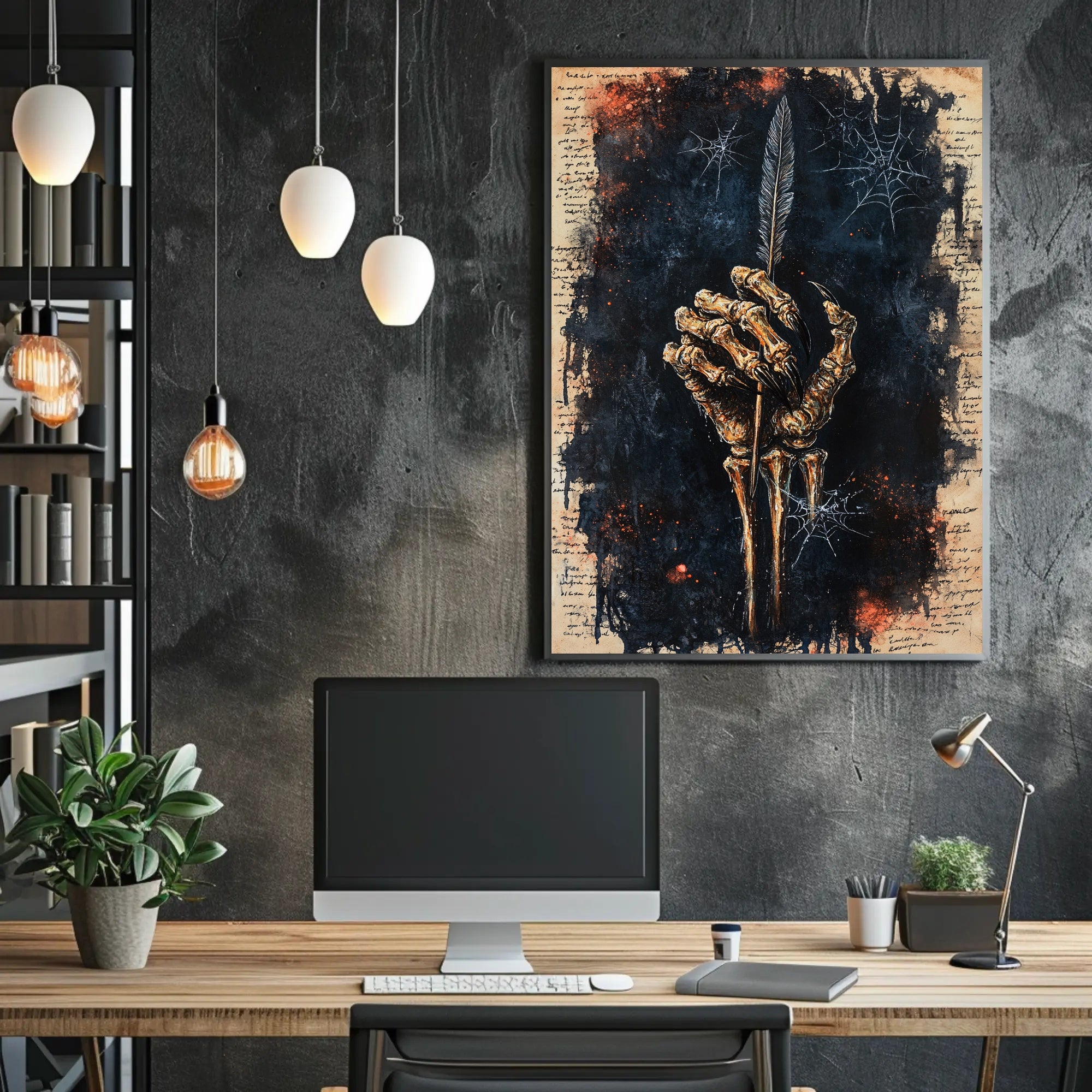 SkeletonS Quill Poster