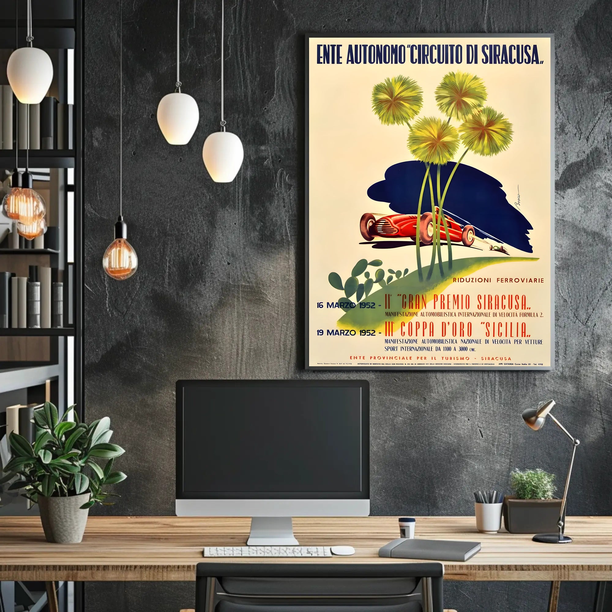 Gran Premio Siracusa 1952 Poster