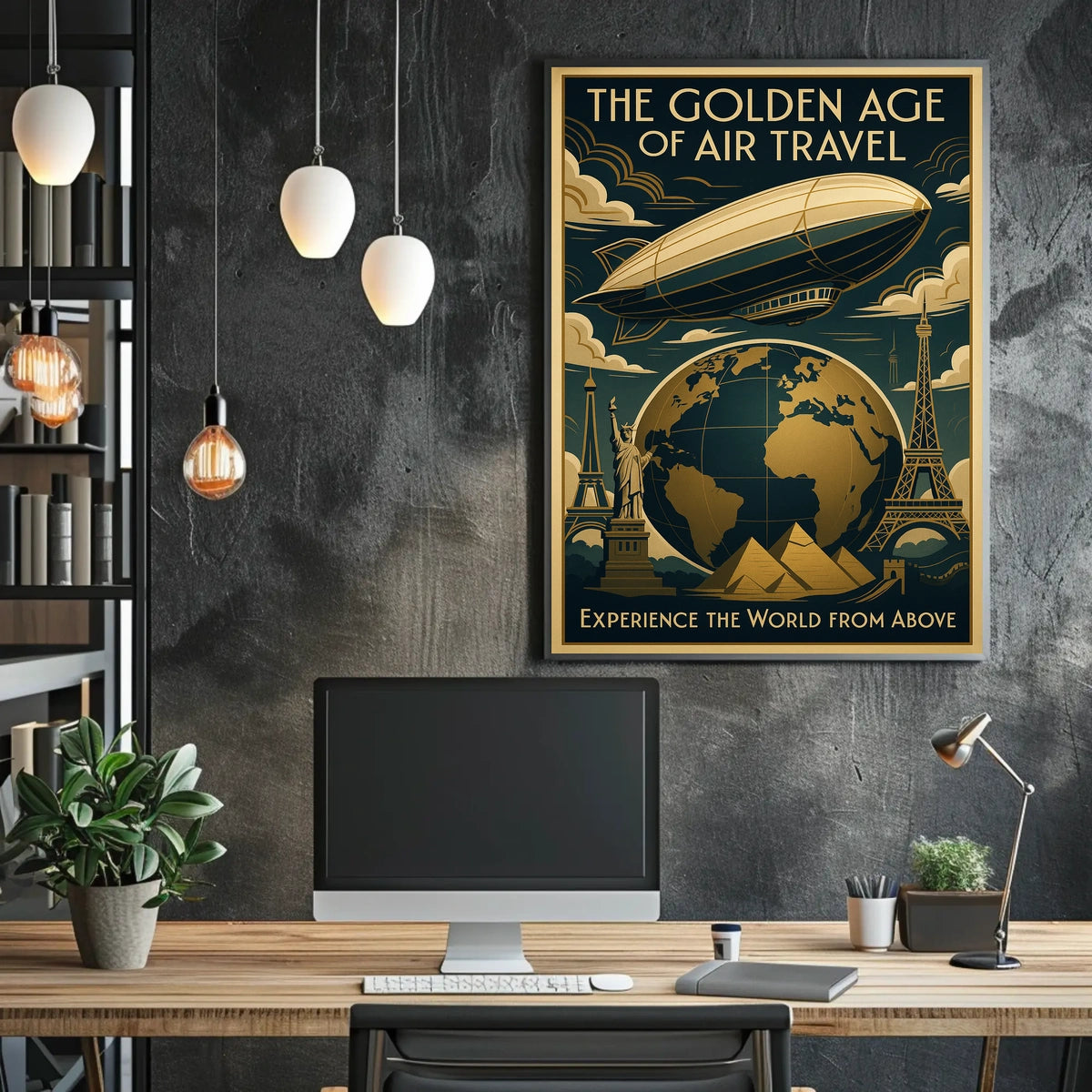 The Golden Age of Air Travel Poster