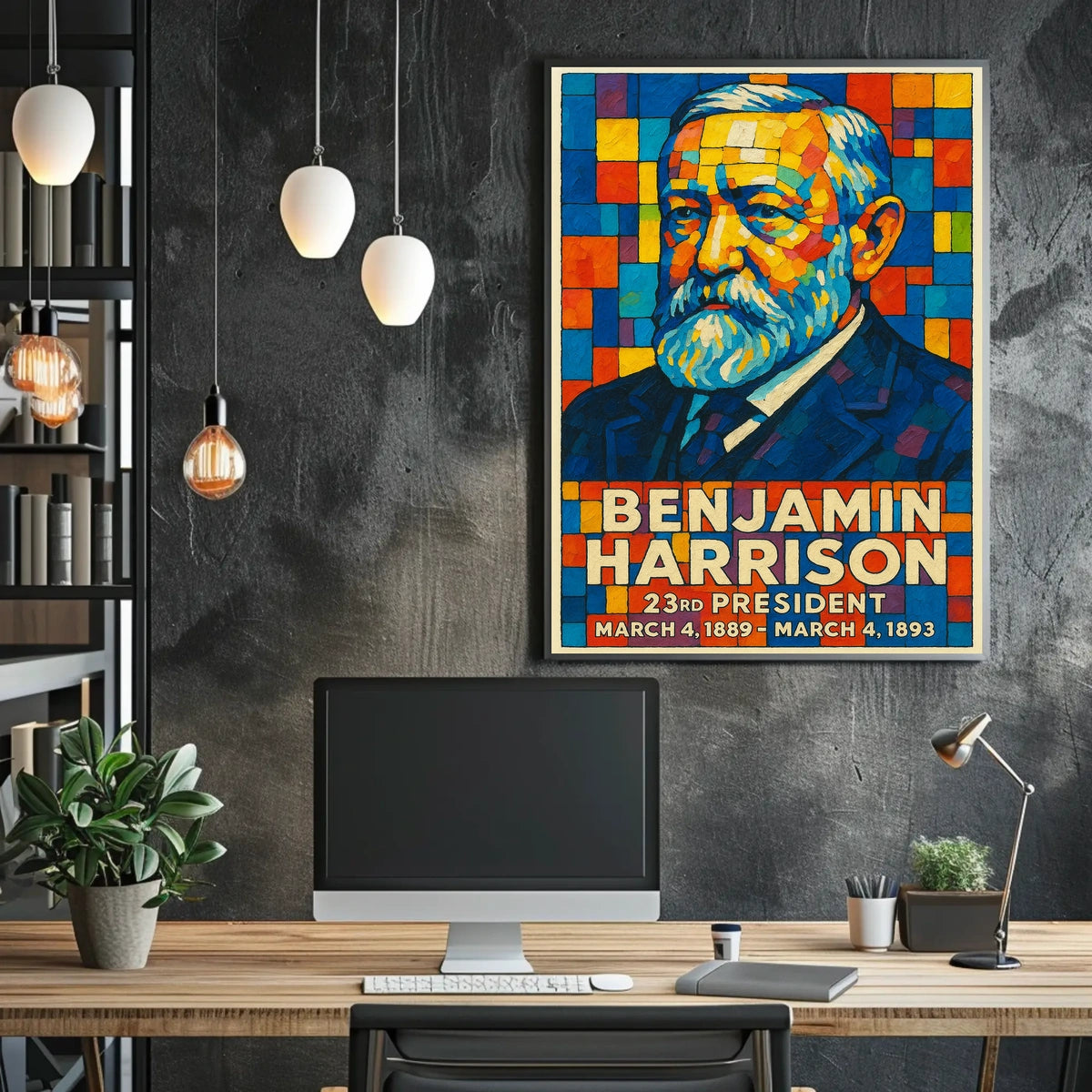 Benjamin Harrison 23rd President Poster