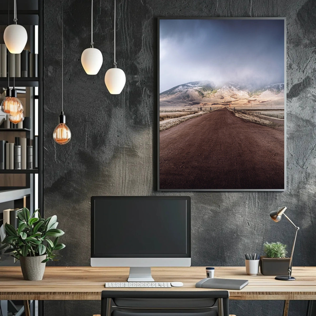 Journey Through The Misty Mountains Poster