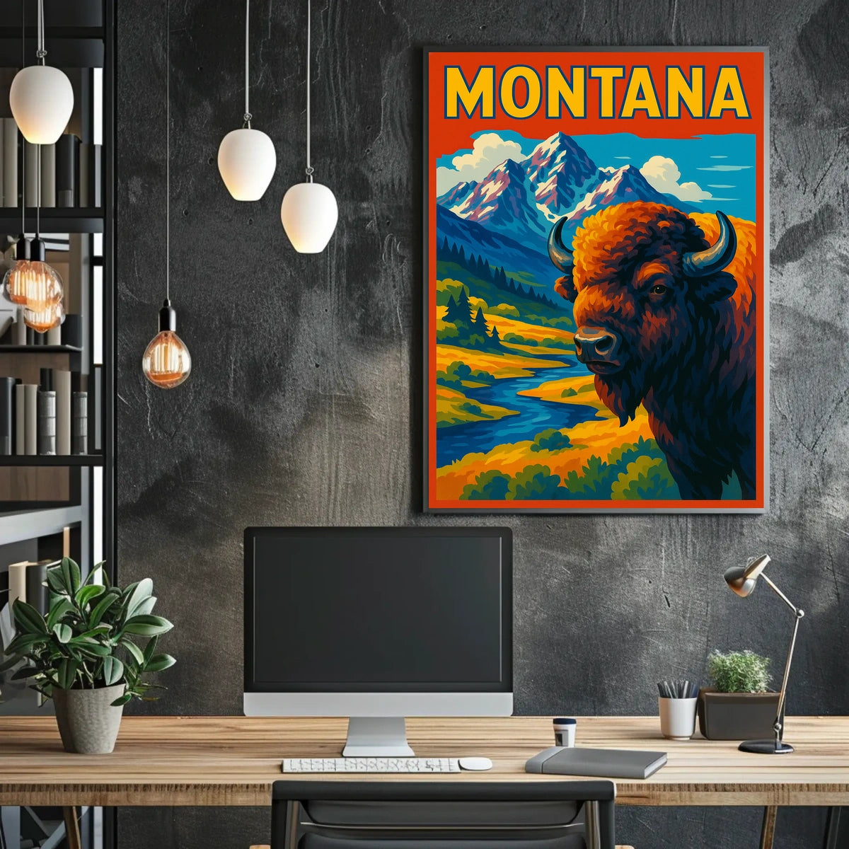 Montana Wilderness Poster