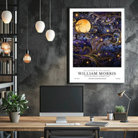 William Morris Cotton Prints Exhibition Poster