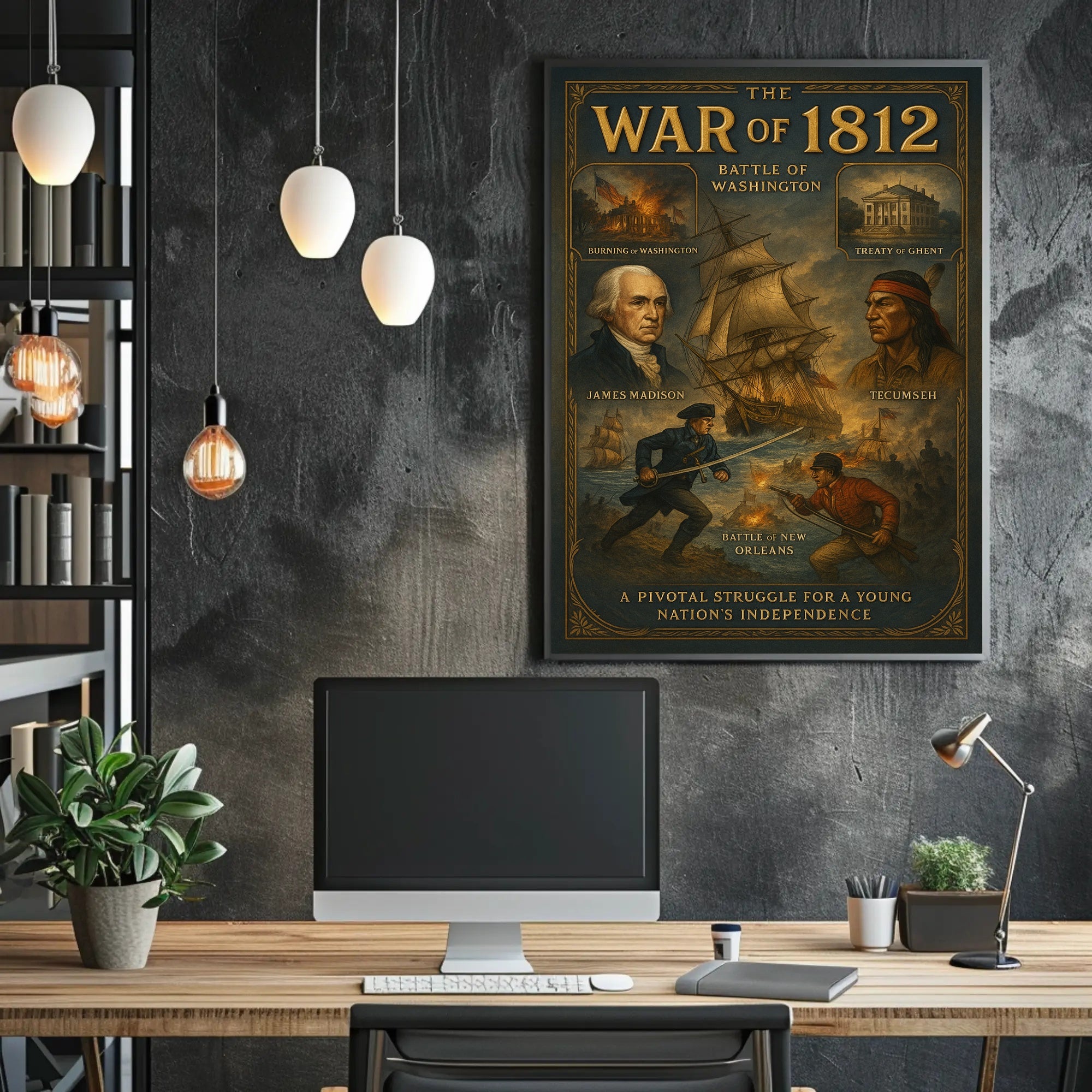 James Madison War of 1812 Poster PosterGoat