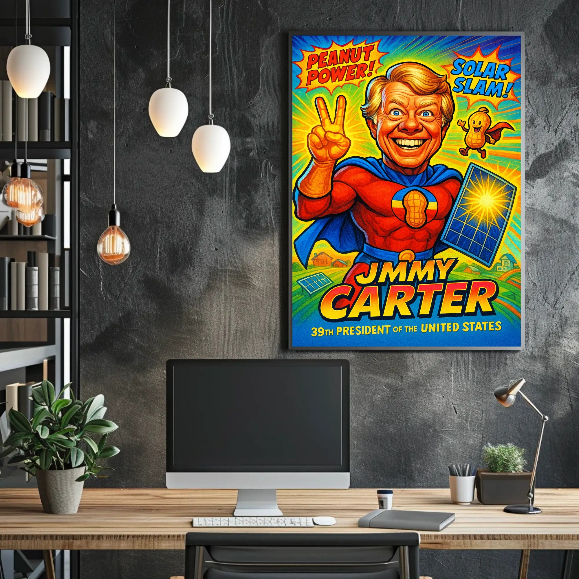 Jimmy Carter Portrait Collection Poster Art PosterGoat