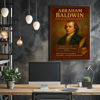 Abraham Baldwin Legacy Vintage Historical Poster