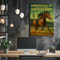 Louisville, KY Birthplace of the Kentucky Derby Poster