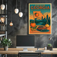 Discover Georgia Poster