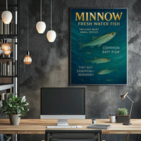 Minnow Essential Freshwater Fish Poster