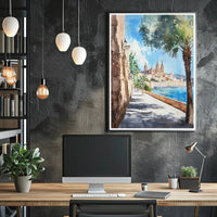 Coastal Cathedral Pathway Poster PosterGoat