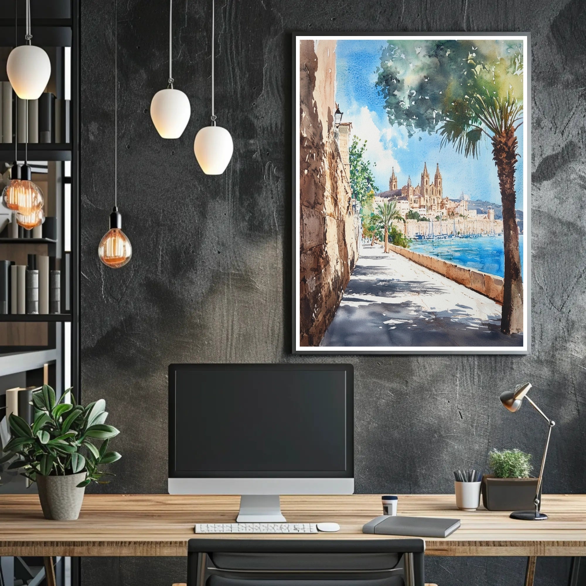 Coastal Cathedral Pathway Poster PosterGoat