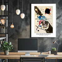 Kandinsky Zwei schwarze Flecke 1923 Poster