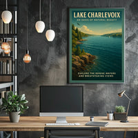 Lake Charlevoix An Oasis Of Natural Poster