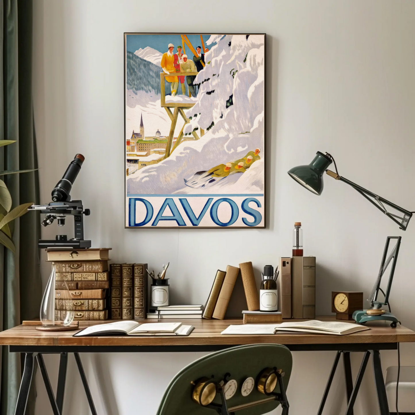 Davos Winter Sports Poster