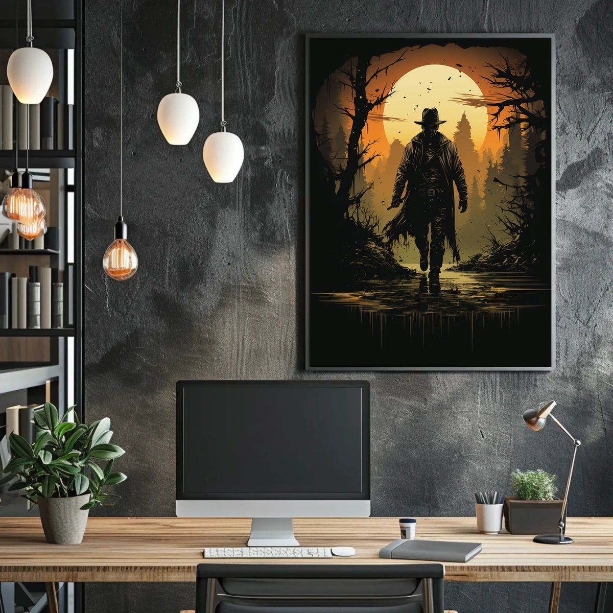 Shadowy Wanderer Poster