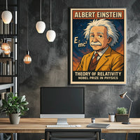 Albert Einstein Theory Of Relativity Poster