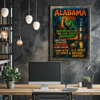 Alabama Heritage and Progress: Cultural or Heritage Poster