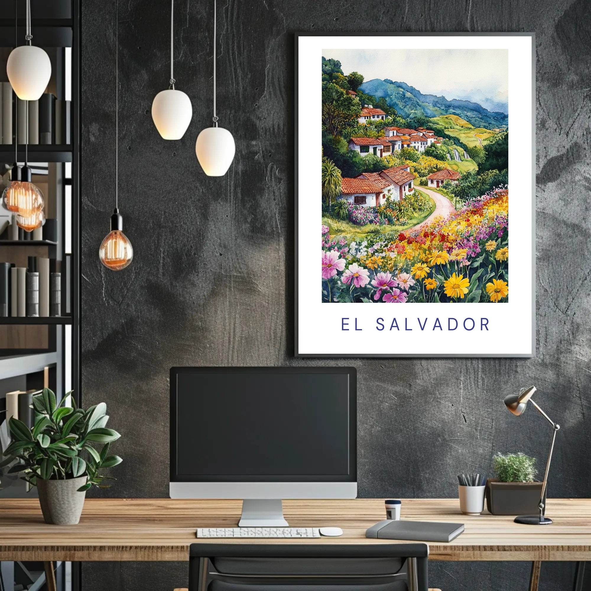 Scenic Beauty of El Salvador Poster PosterGoat