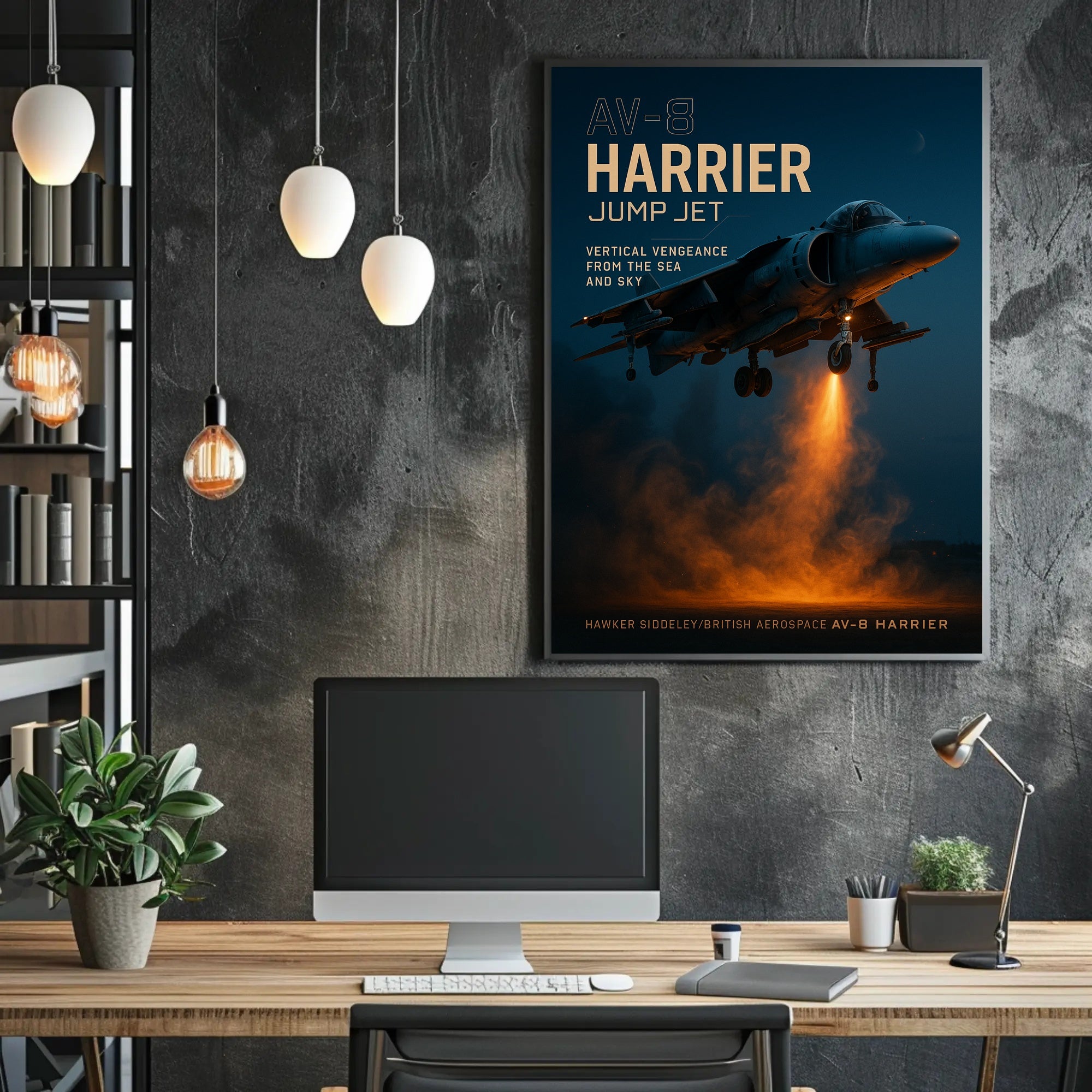 AV-8 Harrier Jump Jet Poster