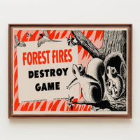 Forest Fire Warning Poster PosterGoat