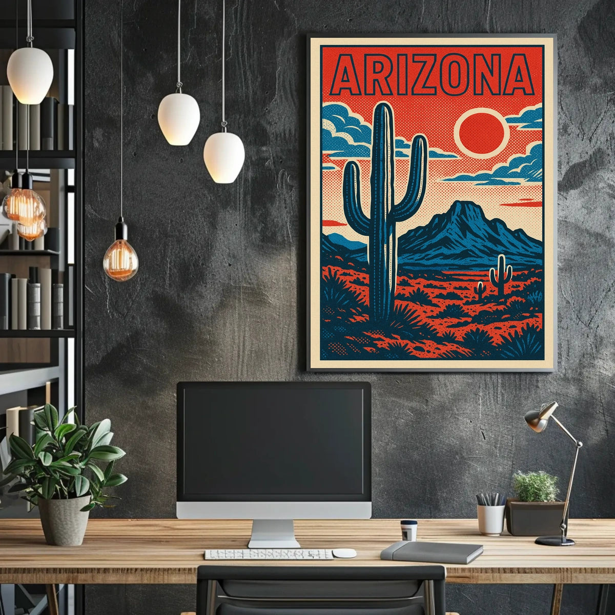 Arizona Desert Landscape Poster