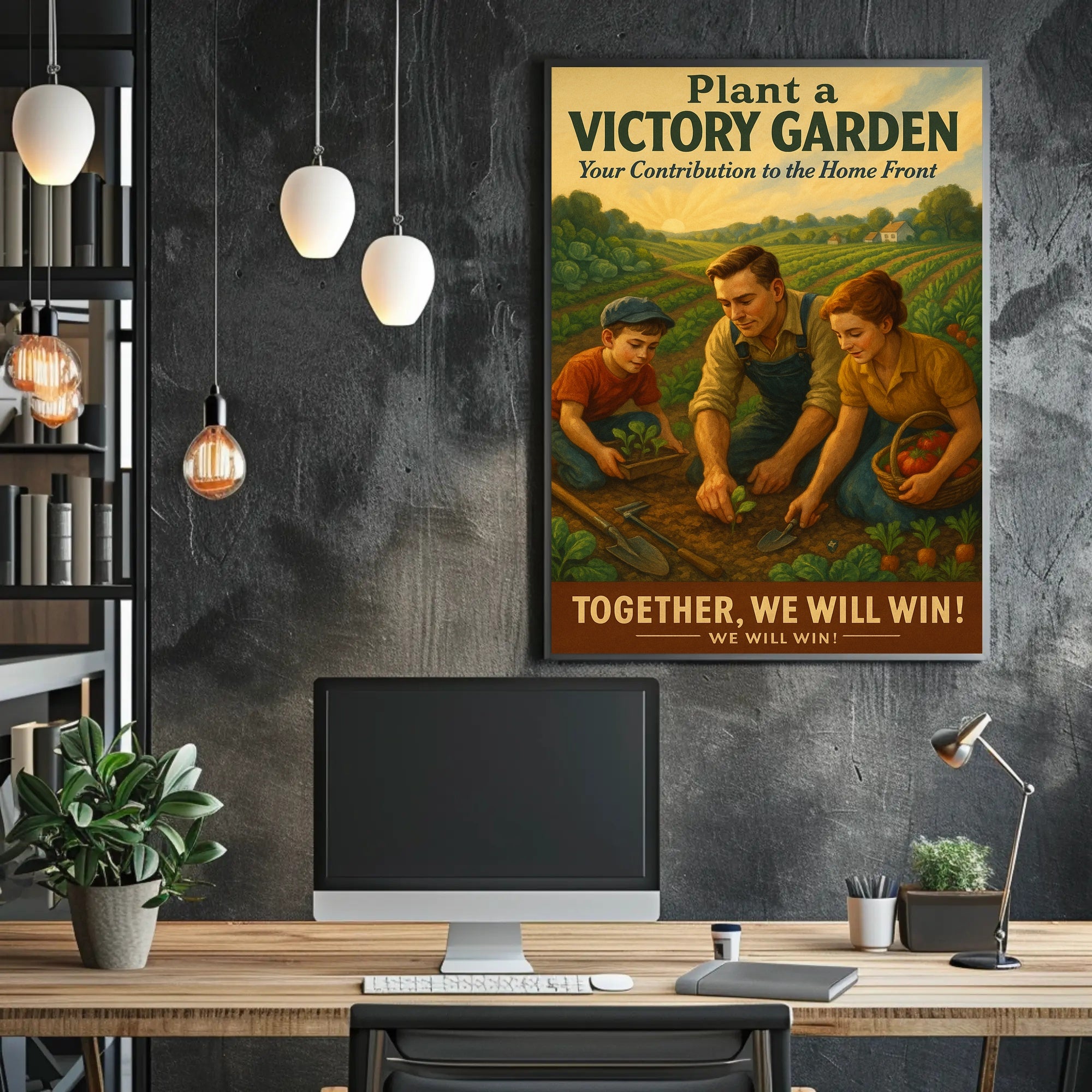 Victory Garden Propaganda Poster