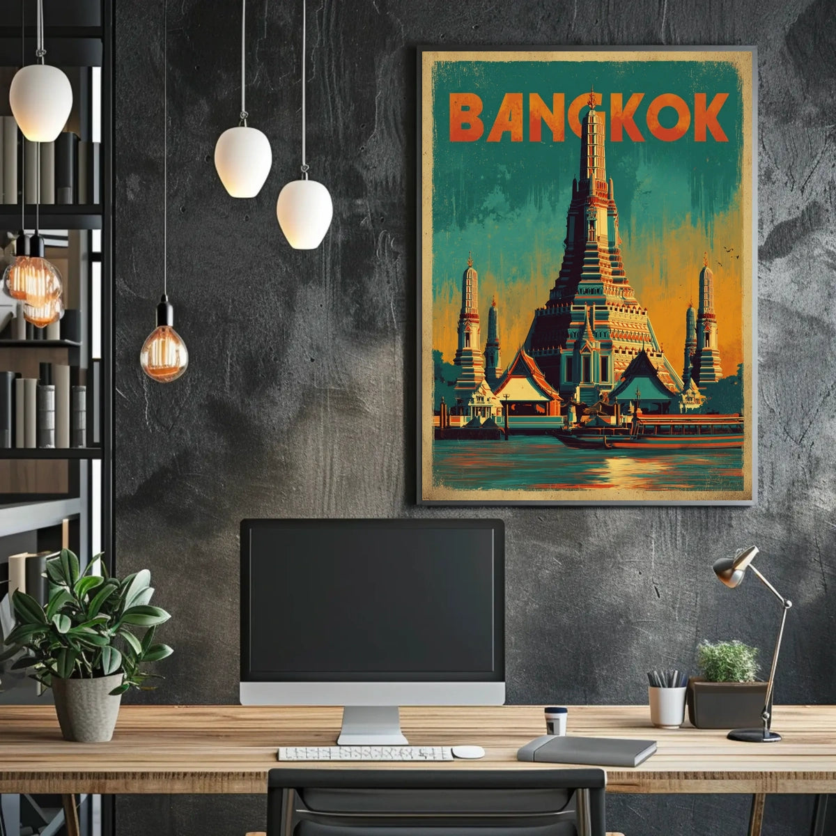 Bangkok Skyline Poster