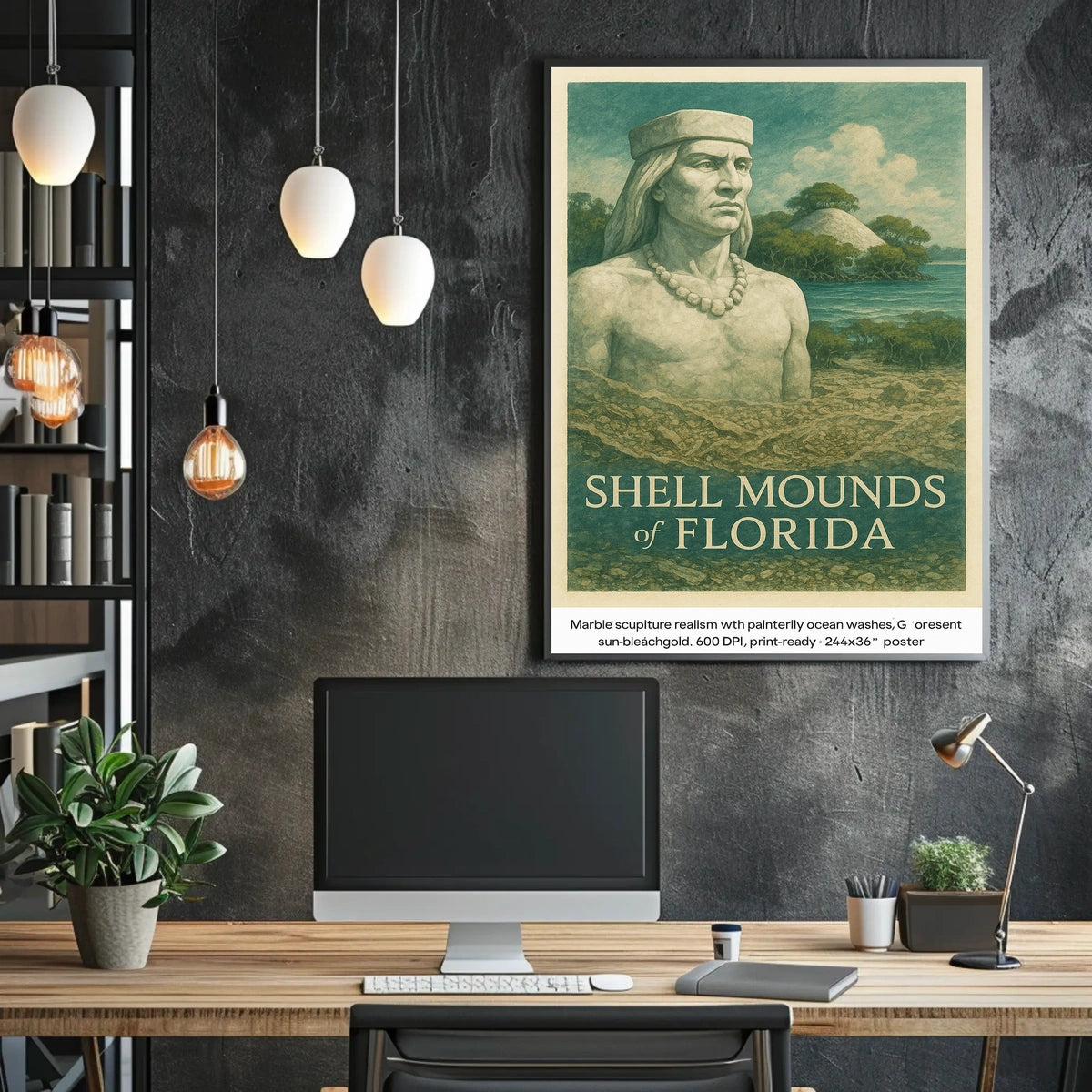 Shell Mounds Of Florida Poster