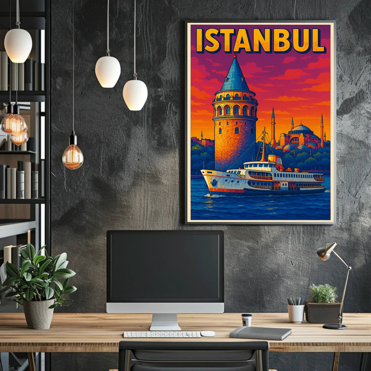 Istanbul A City of Timeless Beauty Poster