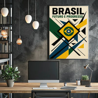 Brasil Futuro e Progresso Poster