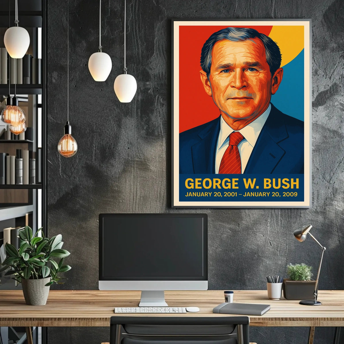 George W. Bush Presidential Portrait Poster